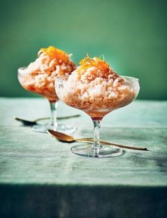 Almond Angostura granita