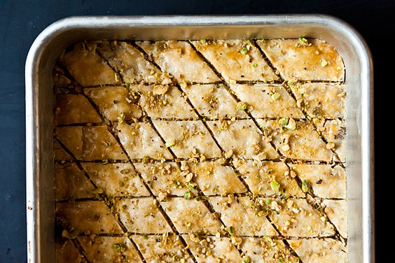 Almond baklava