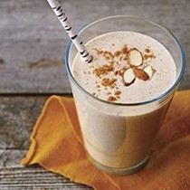 Almond butter & banana protein smoothie