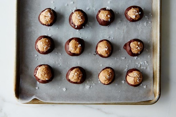Almond butter buckeyes