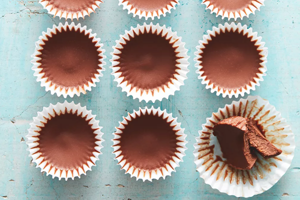 Almond butter–chocolate keto fat bombs