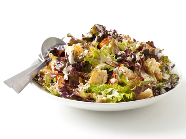 Almond Caesar salad
