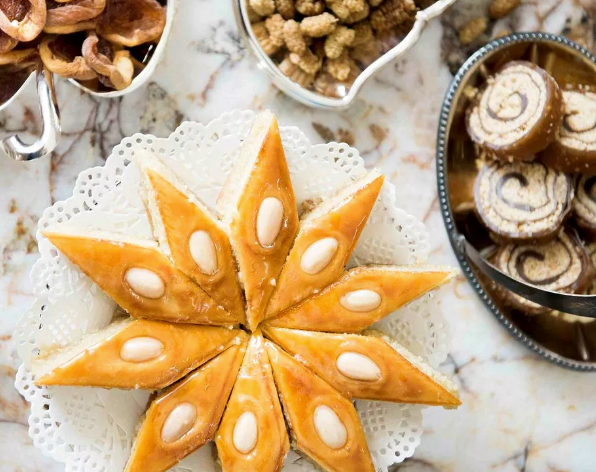 Almond-cardamom pakhlava