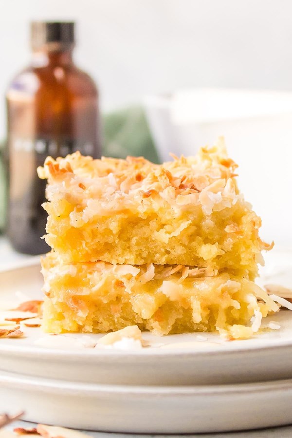 Almond coconut bars