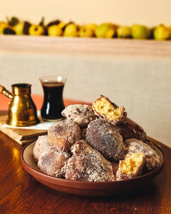 Almond drop doughnuts [Honey & Co.]