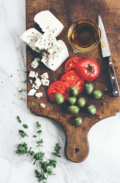 Almond "feta"