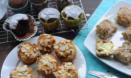 Almond ginger financiers