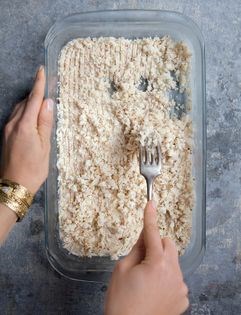 Almond granita