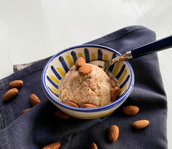 Almond granita