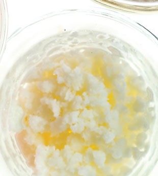 Almond granita