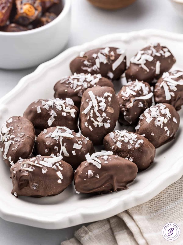Almond Joy stuffed dates
