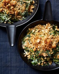 Almond-milk creamed spinach
