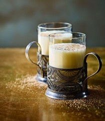 Almond milk eggnog