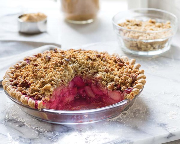 Almond oat crumble