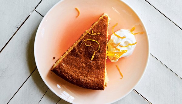 Almond, orange & cardamom cake