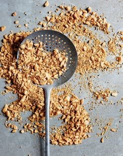 Almond pine nut dukkah