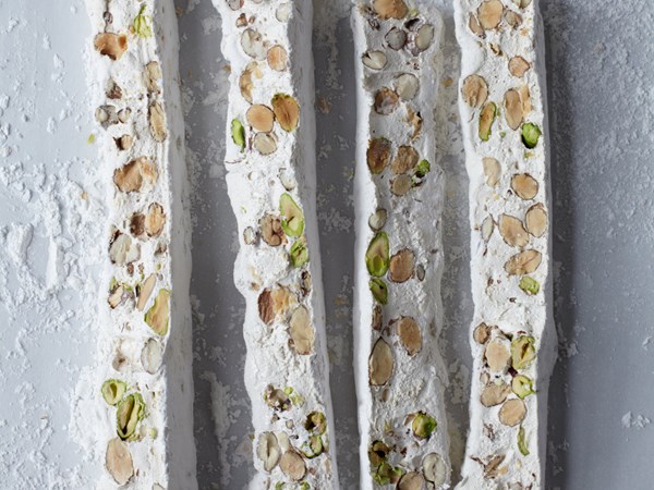 Almond-pistachio nougat [Didier Murat]