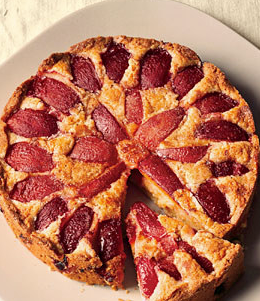 Almond-plum buckle