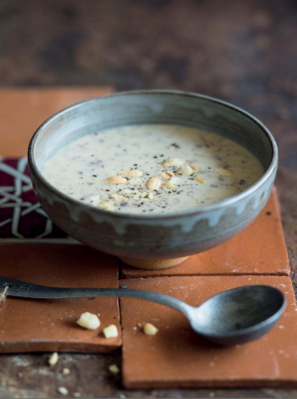 Almond soup (Badam ka shorba)