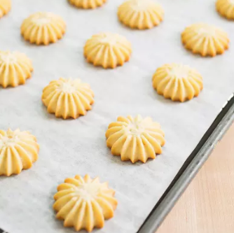Almond spritz cookies