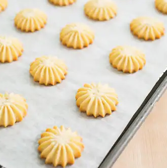 Almond spritz cookies