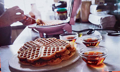 Almond waffles