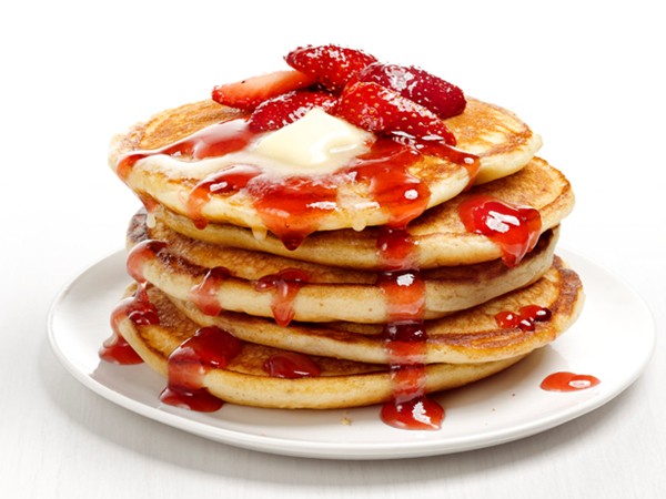 Almost-famous cheesecake pancakes