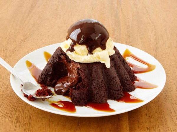 Almost-famous molten chocolate cake