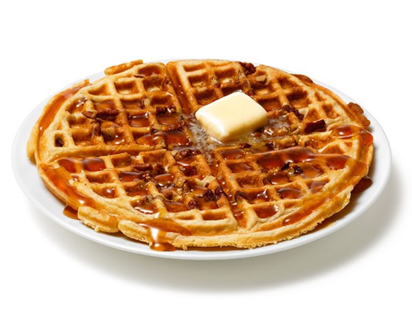 Almost-famous pecan waffles