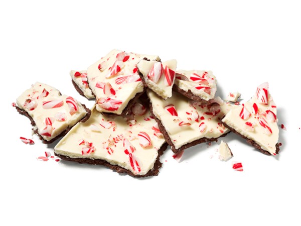 Almost-famous peppermint bark