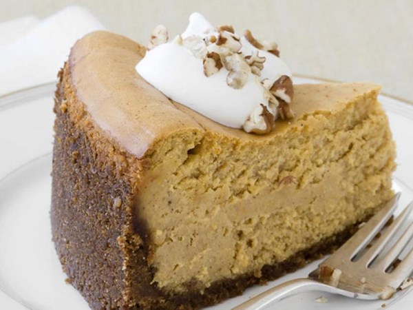 Almost-famous pumpkin cheesecake
