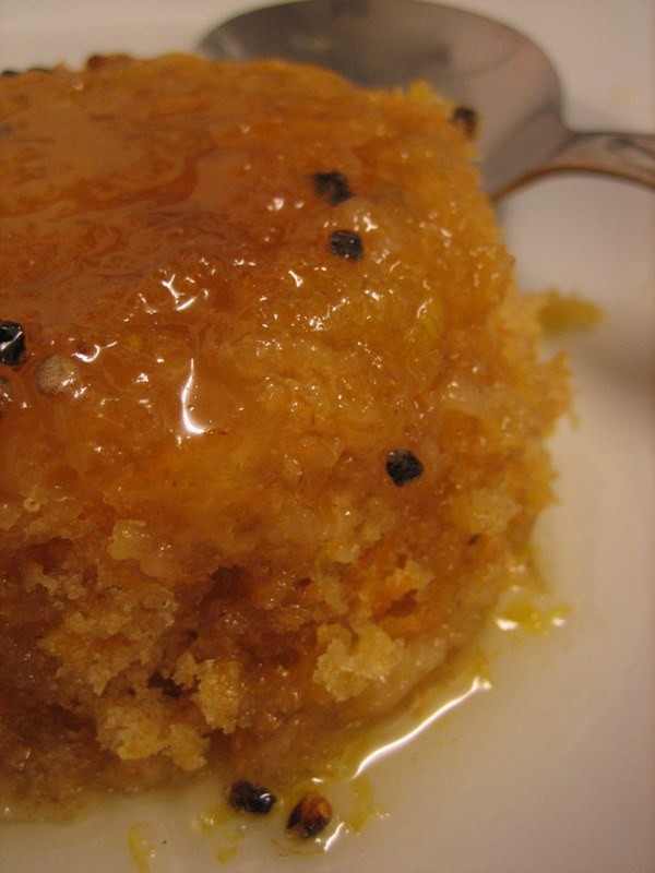 (Almost) instant steamed lemon & cardamon pudding