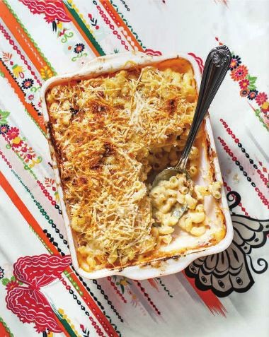"Almost like Mom's" macaroni and cheese [Gael Greene, 1971]