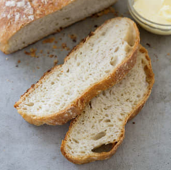 Almost no-knead olive, rosemary, and Parmesan bread