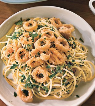 Amalfi calamari pasta