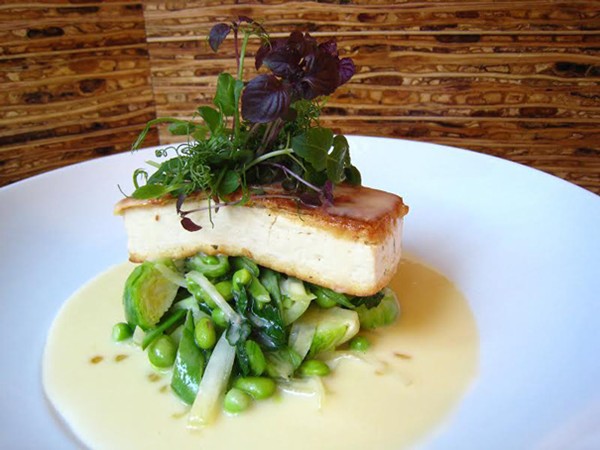Amanda Cohen’s grapefruit beurre blanc