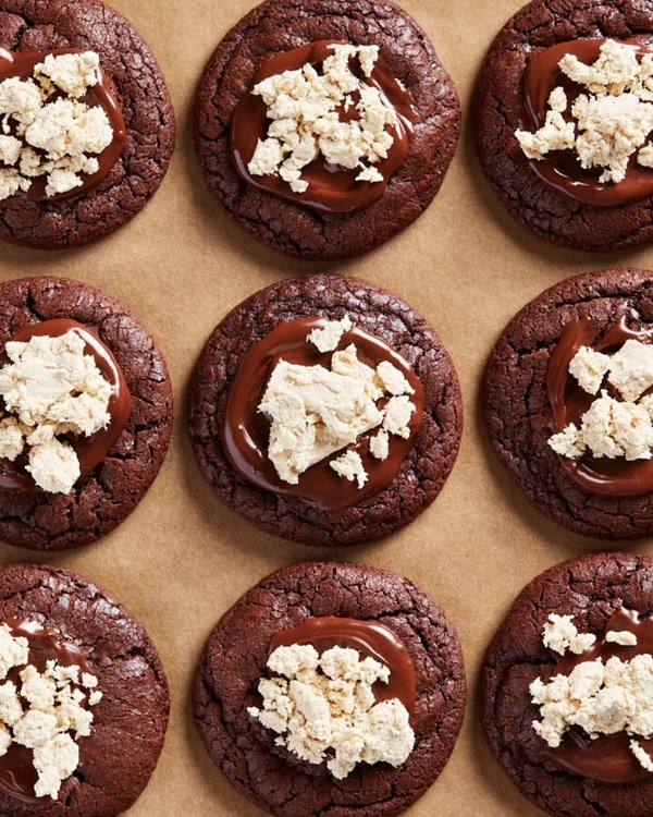 Amanda Saab’s chocolate halawa cookies
