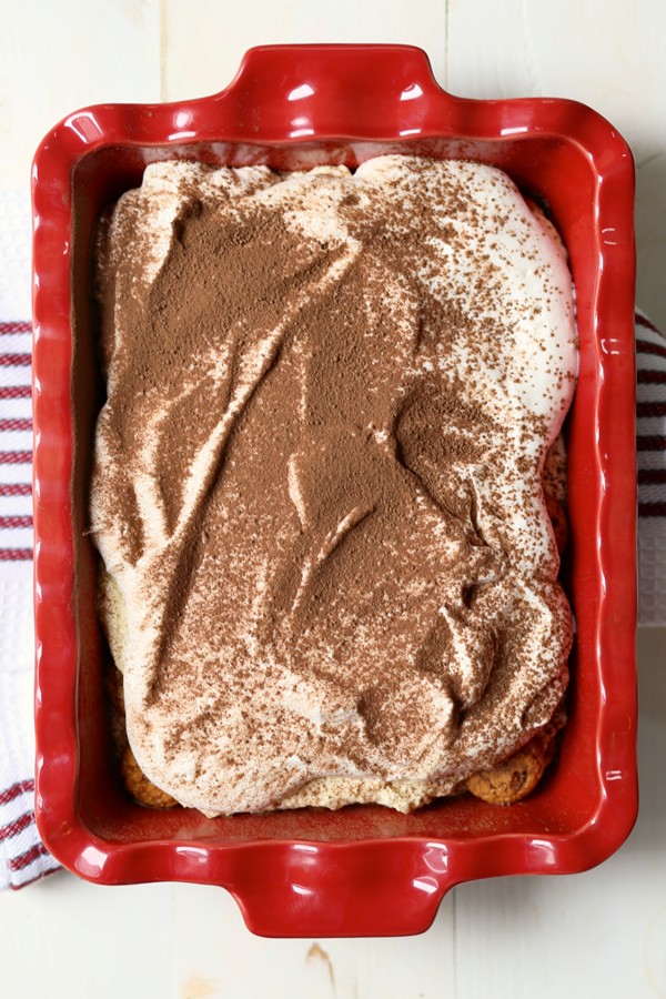 Amaretti cookie tiramisu