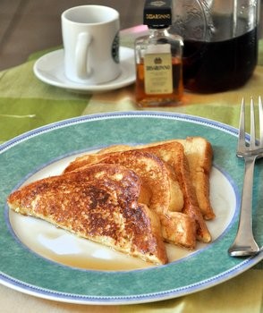 Amaretto French toast