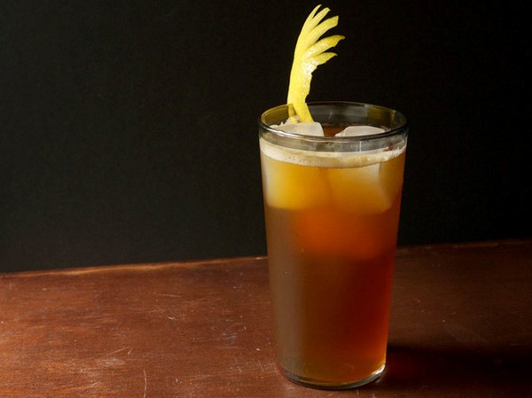 Amaro and Scotch highball (Zucca sprezzatura)