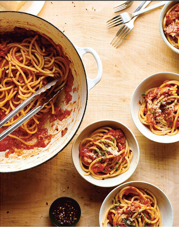 Amatriciana on the fly