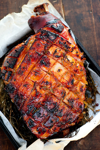 Amazing glazed ham