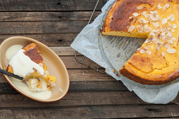 Amazing orange & almond birthday cake