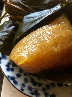 Amber tamales (Jiănshuĭzòng / 鹼水糉)