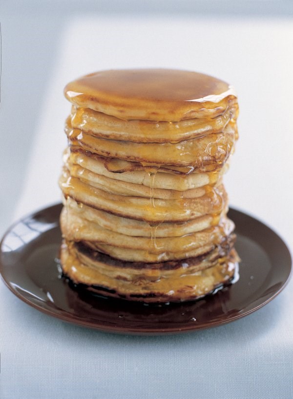American breakfast pancakes