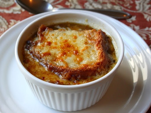 American French onion soup