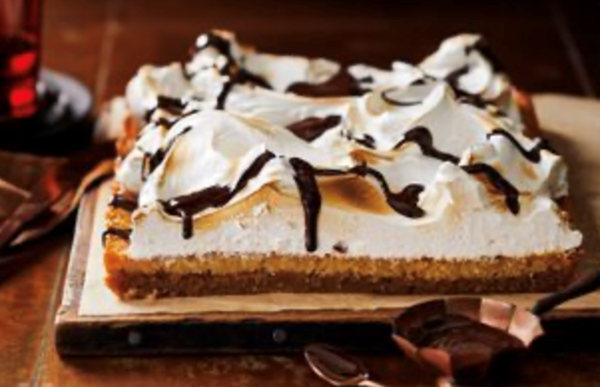 American s'mores caramel slice