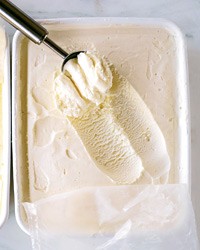 American-style ice cream