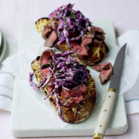 American-style steak sandwiches