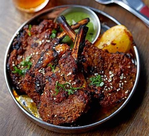 Amritsari crispy lamb chops